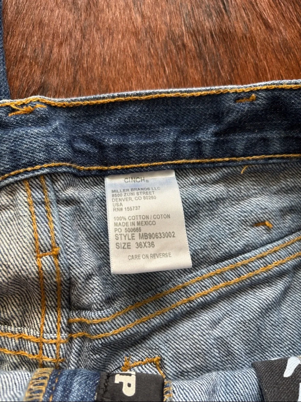 Cinch Men's Black Label Jeans - Picture 4 of 4